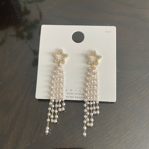 Star drop earrings - Picture 1 of 1